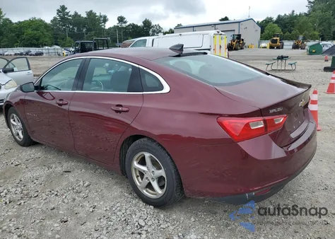2016 Chevrolet Malibu Ls из США, поврежденный, VIN 1G1ZB5ST2GF268697